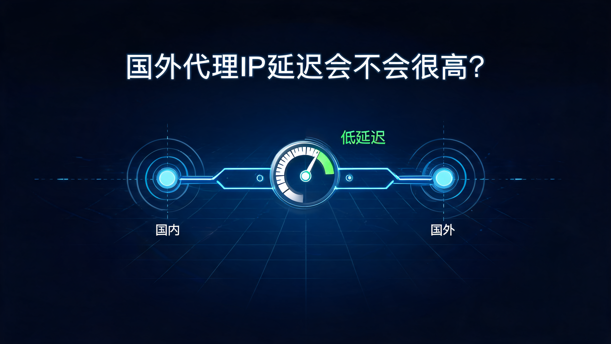 国外代理IP延迟会不会很高？配图